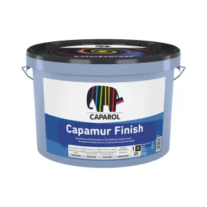 Caparol Capamur Finish - biela fasádna farba vylepšená silikónom
